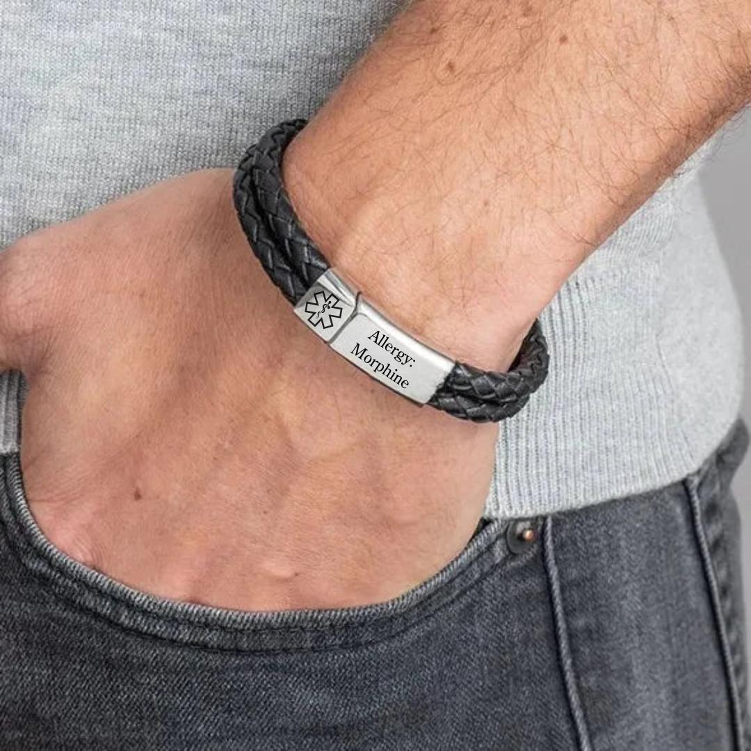 DuoLuxe Medical ID Bracelet-Medical ID Bracelet-Auswara