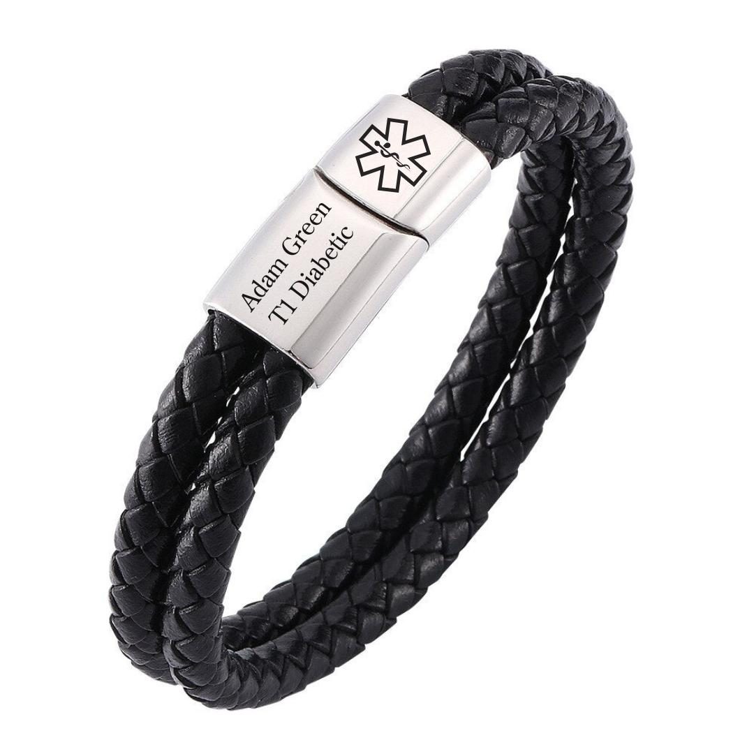 DuoLuxe Medical ID Bracelet-Medical ID Bracelet-Auswara