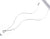 Sterling Silver CZ Open Heart Necklace
