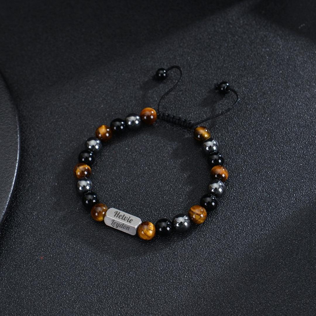 Elementa Beads Personalised Bracelet-Personalised Bracelet-Auswara