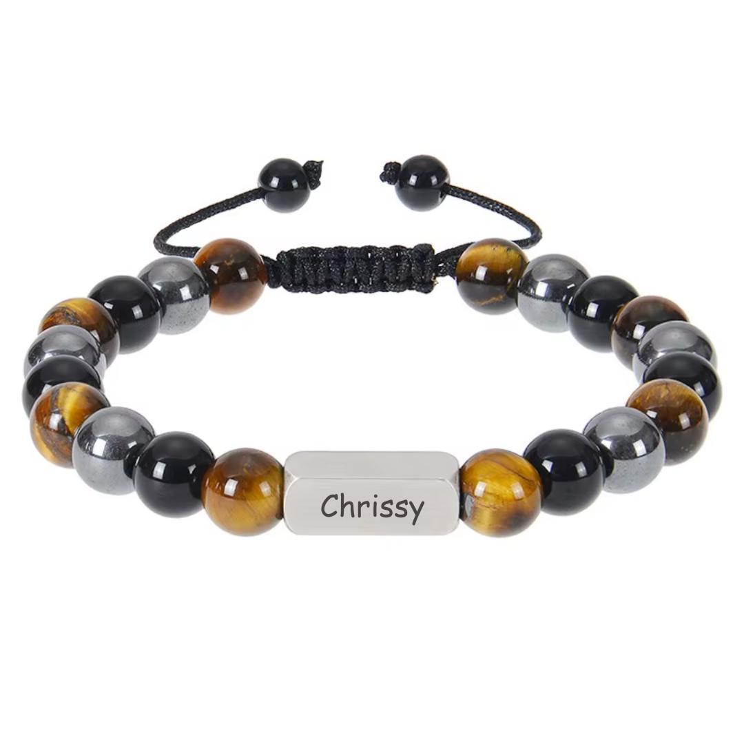 Elementa Beads Personalised Bracelet-Personalised Bracelet-Auswara