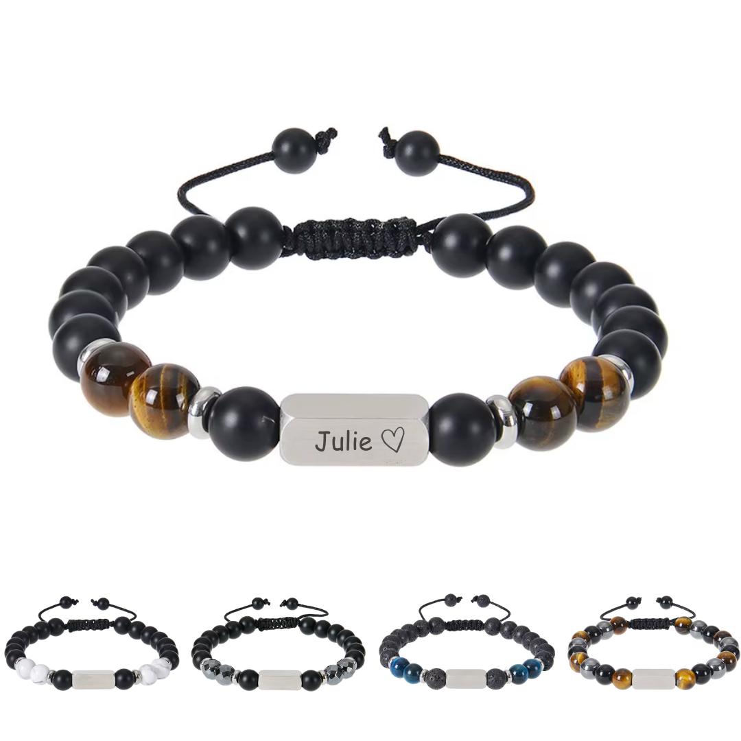 Elementa Beads Personalised Bracelet-Personalised Bracelet-Auswara