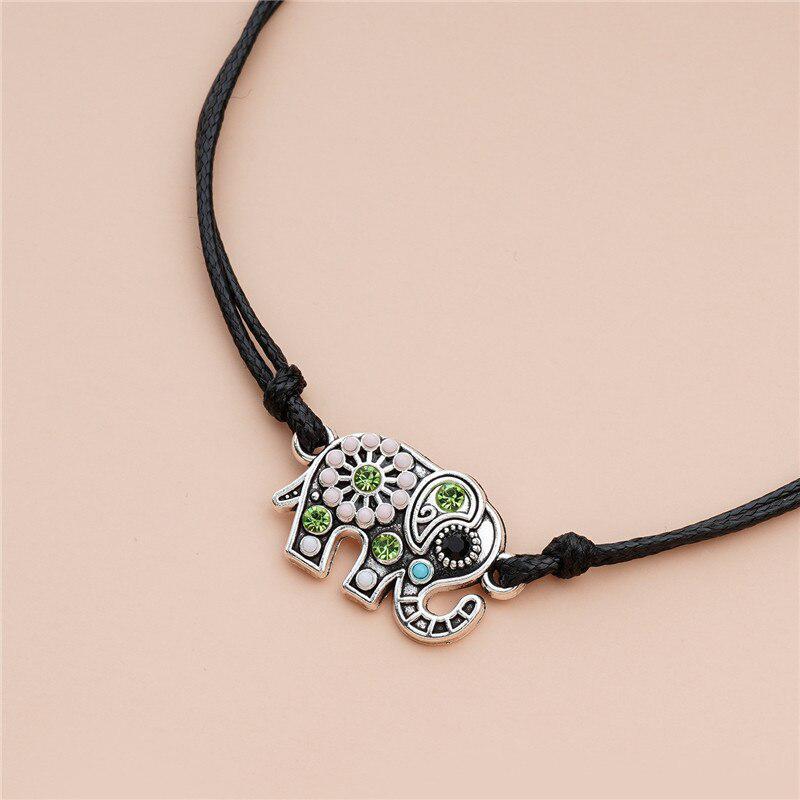 Elephant Charm Friendship Bracelet-Friendship Bracelets-Auswara