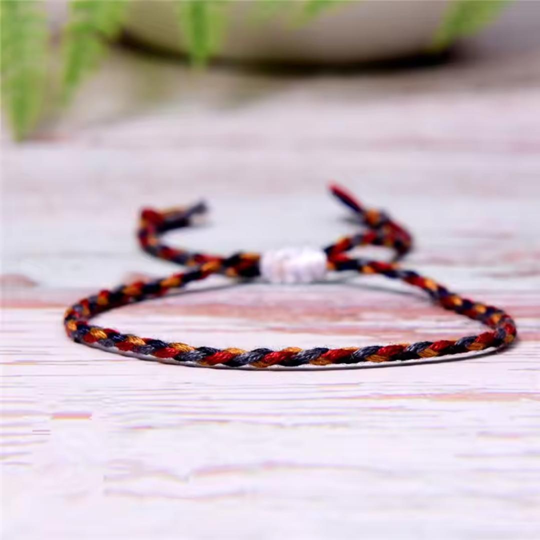 Ember Trail Braided Bracelet-Rope Bracelet-Auswara