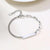 Engravable Stainless Steel Women Chain Bracelet