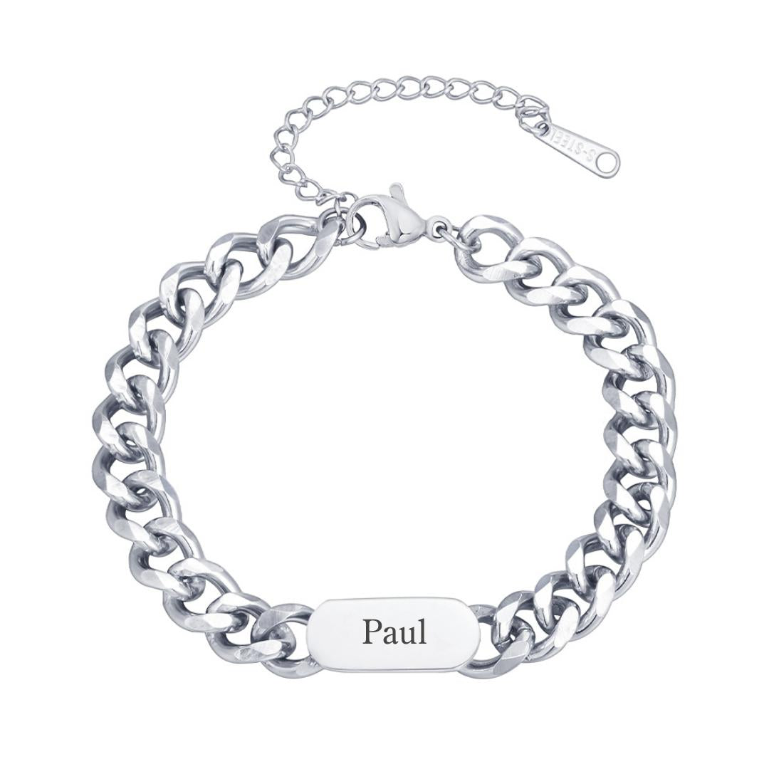 Eternal Link Personalised Couples Bracelet-Couple Bracelet-Auswara