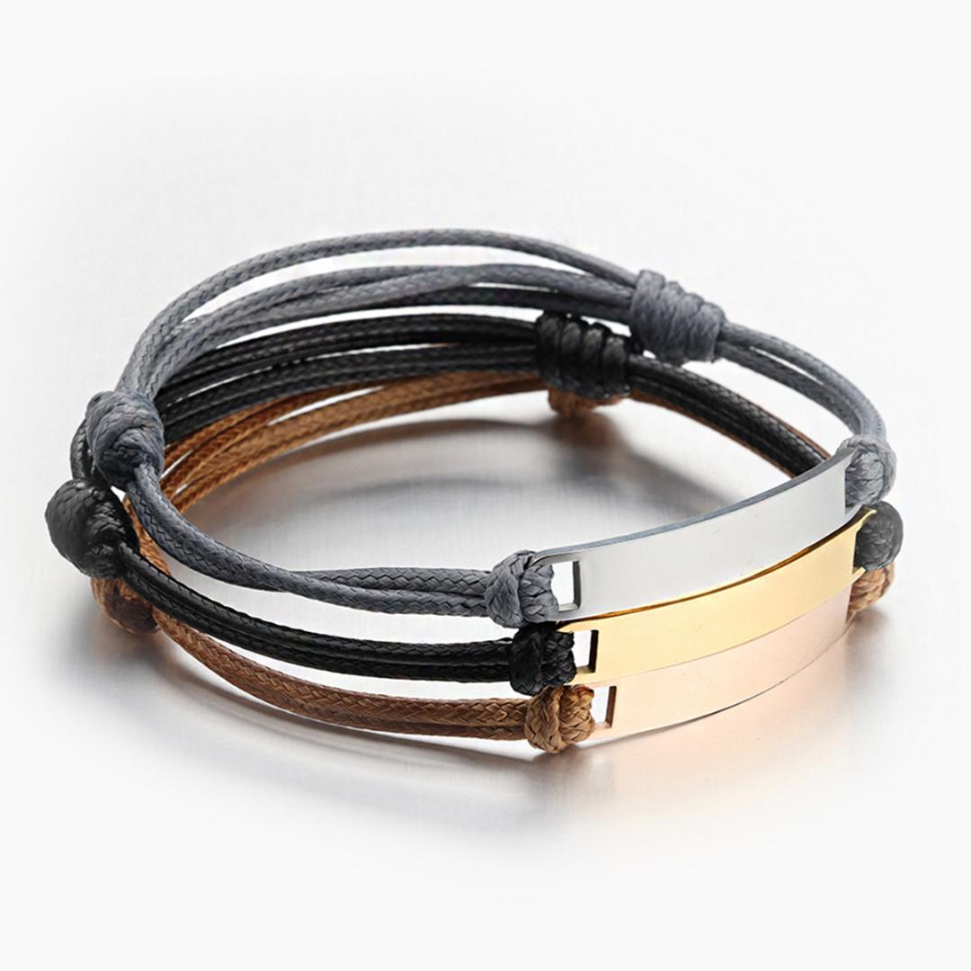 EverCord Women Personalised Bracelet-Identification Bracelet-Auswara