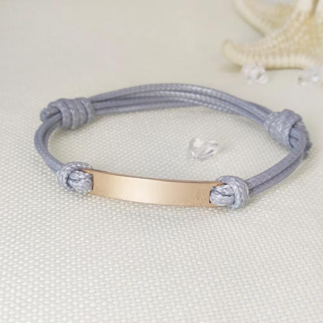EverCord Women Personalised Bracelet-Identification Bracelet-Auswara