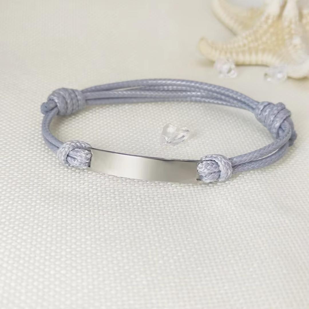 EverCord Women Personalised Bracelet-Identification Bracelet-Auswara