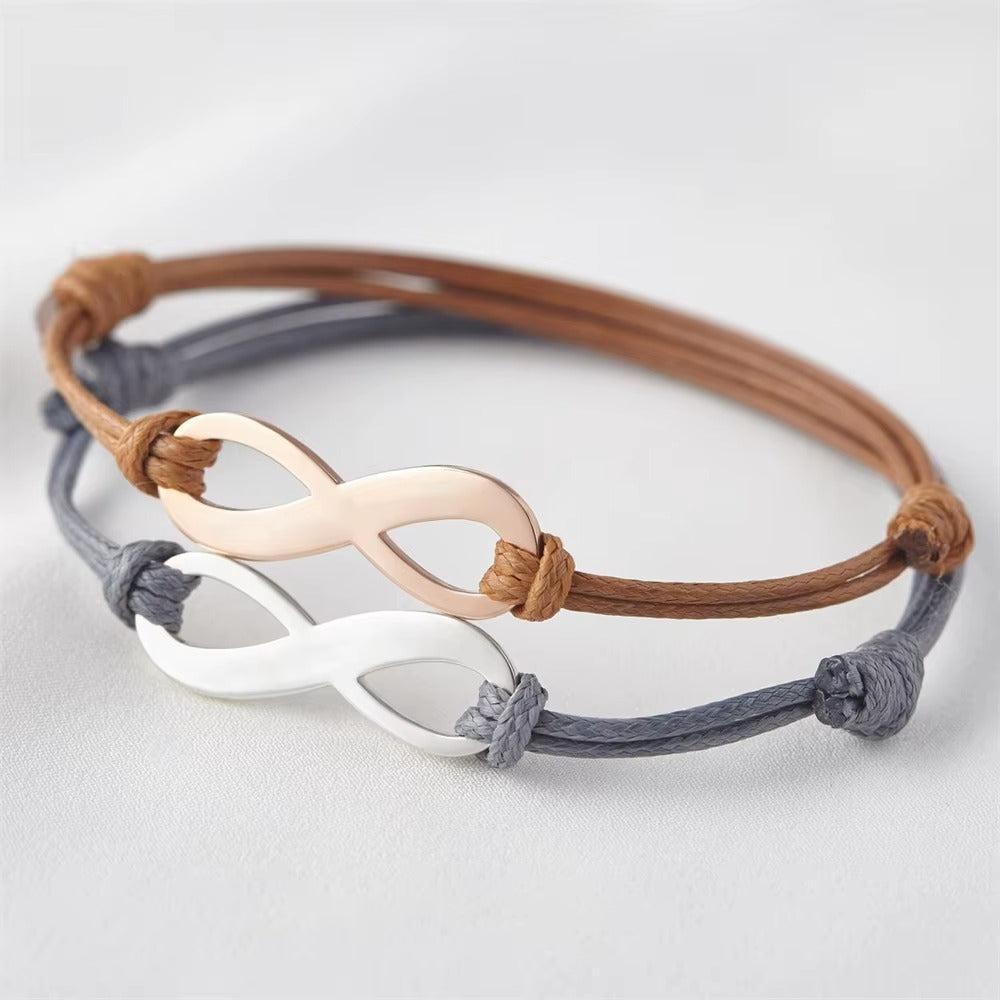 Everlink Infinity Rope Bracelet-Personalised Bracelet-Auswara