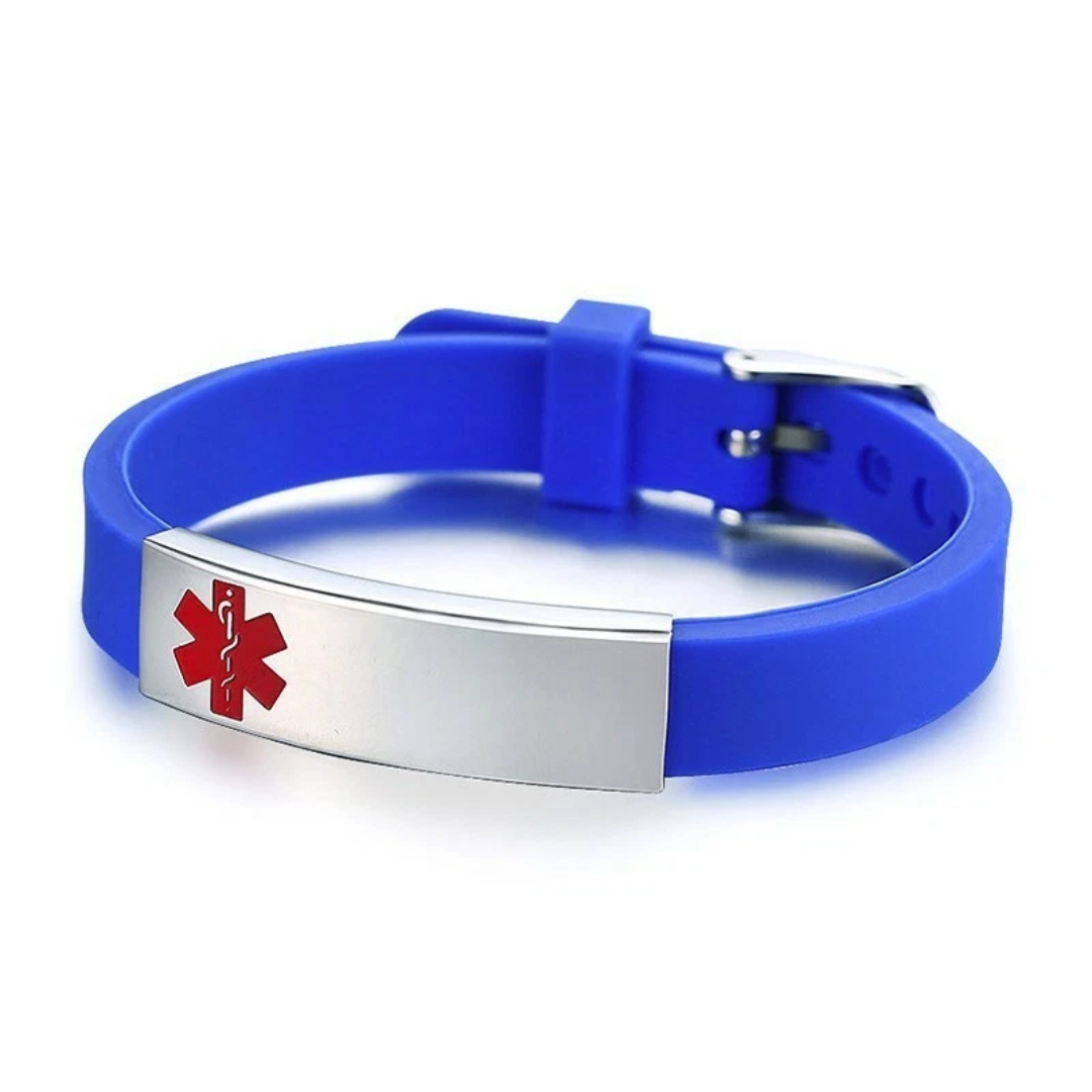 Everyday Safety Silicone Medical Alert ID Bracelet