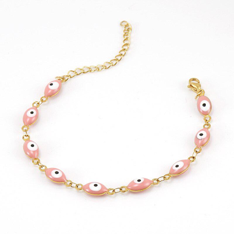 Evil Eye Adjustable Chain Bracelet-Evil Eye Bracelet-Auswara