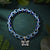 Evil Eye Beads Bracelet with Butterfly Charm-Evil Eye Bracelet-Auswara