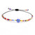 Evil Eye Braided Bracelet with Colourful Beads-Evil Eye Bracelet-Auswara
