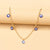 Evil Eye Charm Dangle Necklace-Evil Eye Necklace-Auswara