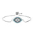 Evil Eye Slider Chain Bracelet-Evil Eye Bracelet-Auswara