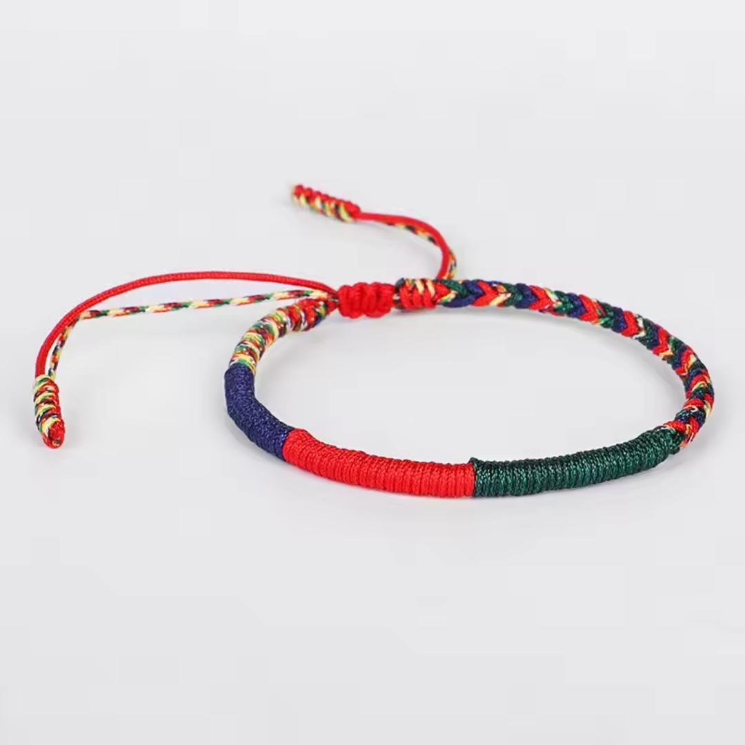 Festival Spirit Woven Bracelet-Rope Bracelet-Auswara