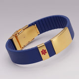 FlexGuard Personalised Unisex Medical ID Bracelet-Medical ID Bracelet-Auswara