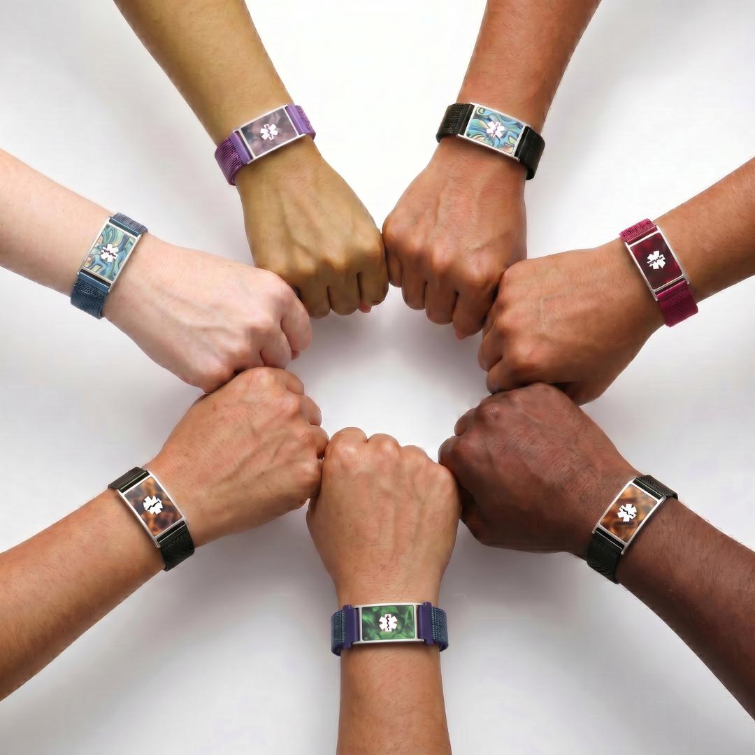 FlexSafe Personalised Medical ID Bracelet-Medical ID Bracelet-Auswara