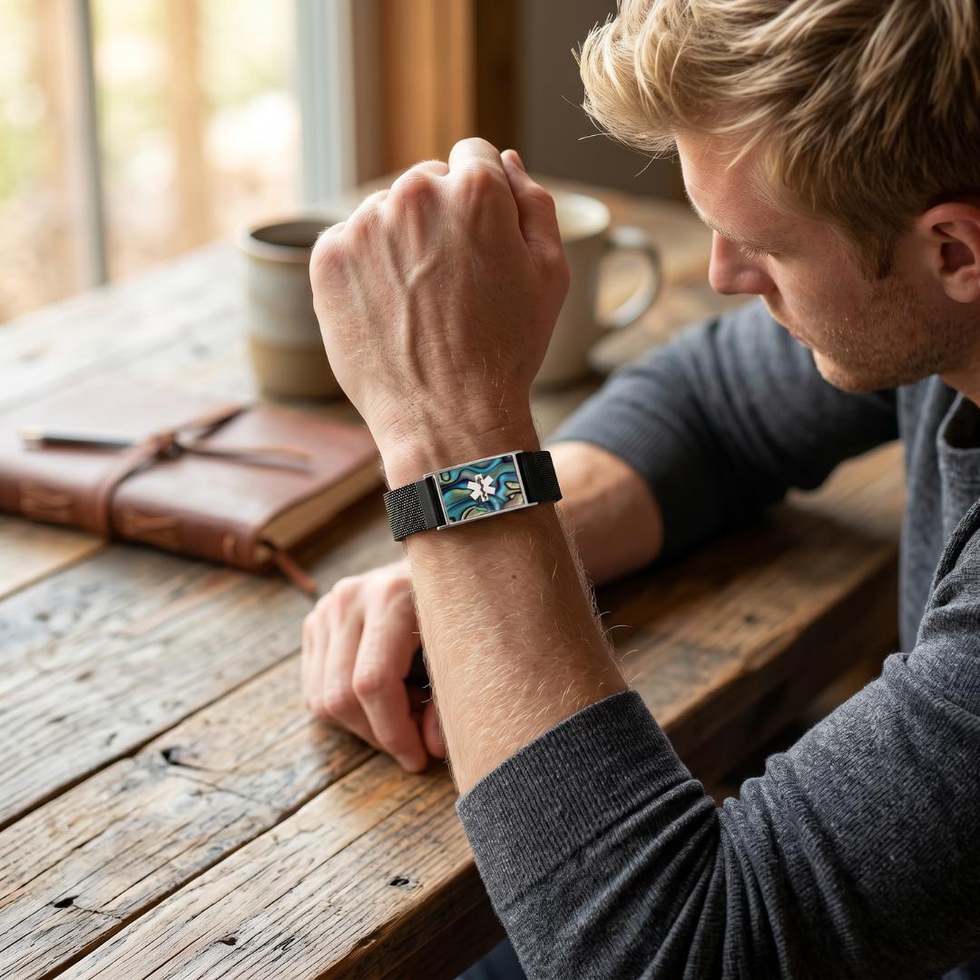 FlexSafe Personalised Medical ID Bracelet-Medical ID Bracelet-Auswara