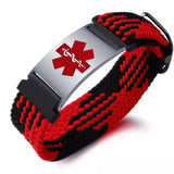 FlexWeave Personalised Medical ID Bracelet-Medical ID Bracelet-Auswara