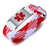 FlexWeave Personalised Medical ID Bracelet-Medical ID Bracelet-Auswara