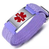 FlexWeave Personalised Medical ID Bracelet-Medical ID Bracelet-Auswara