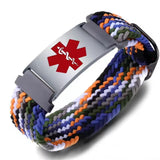 FlexWeave Personalised Medical ID Bracelet-Medical ID Bracelet-Auswara