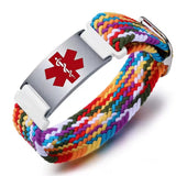 FlexWeave Personalised Medical ID Bracelet-Medical ID Bracelet-Auswara