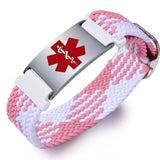 FlexWeave Personalised Medical ID Bracelet-Medical ID Bracelet-Auswara