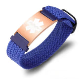 FlexWeave Personalised Medical ID Bracelet-Medical ID Bracelet-Auswara