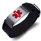 FlexWeave Personalised Medical ID Bracelet-Medical ID Bracelet-Auswara