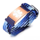 FlexWeave Personalised Medical ID Bracelet-Medical ID Bracelet-Auswara