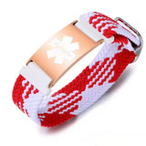 FlexWeave Personalised Medical ID Bracelet-Medical ID Bracelet-Auswara