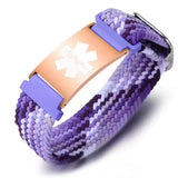 FlexWeave Personalised Medical ID Bracelet-Medical ID Bracelet-Auswara