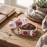 FlexWeave Personalised Medical ID Bracelet-Medical ID Bracelet-Auswara
