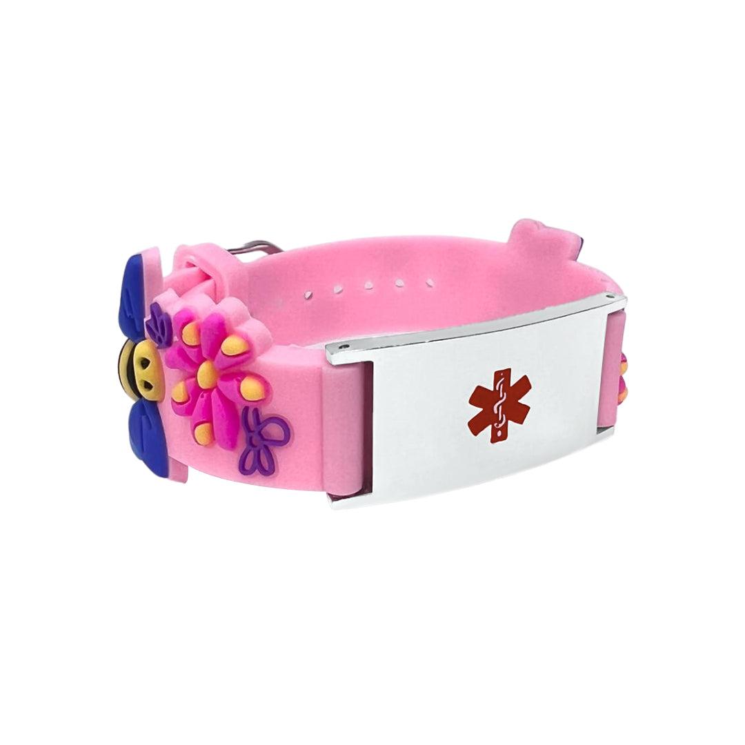 Flower Kids Medical Alert Bracelet-Kids Medical Alert Bracelet-Auswara