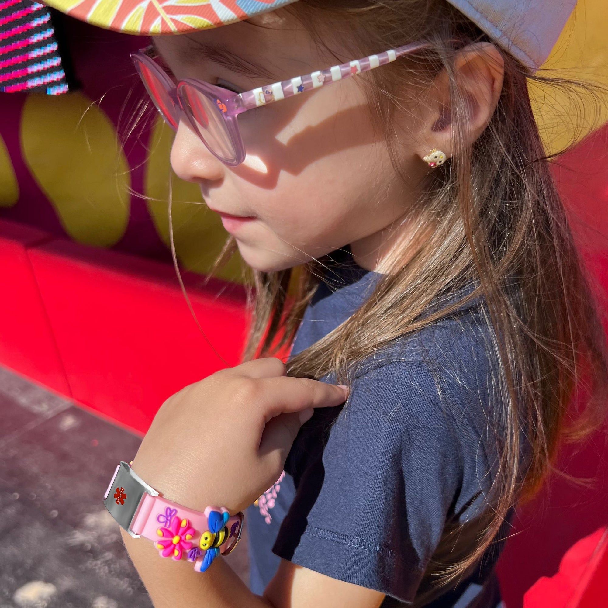 Flower Kids Medical Alert Bracelet-Kids Medical Alert Bracelet-Auswara