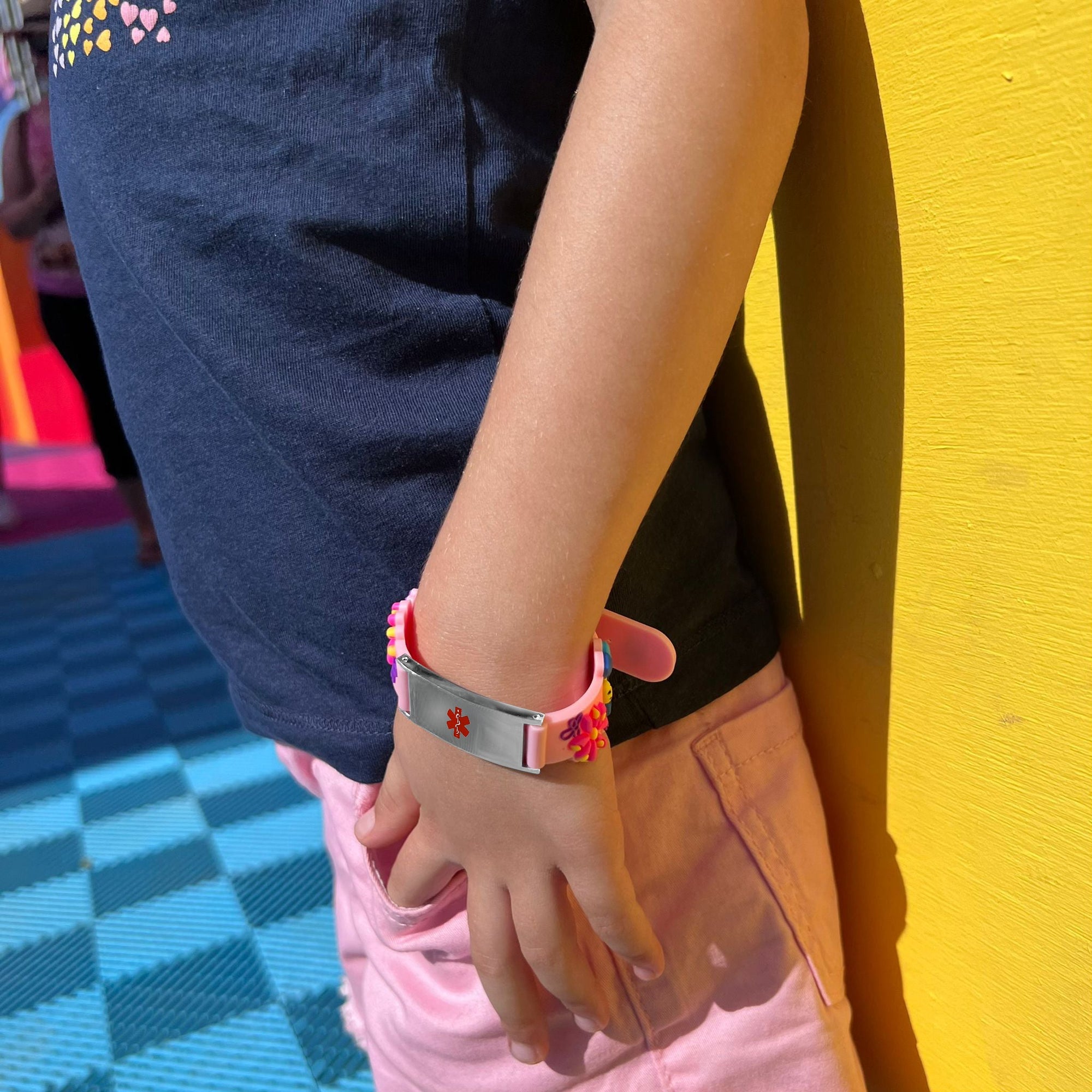 Flower Kids Medical Alert Bracelet-Kids Medical Alert Bracelet-Auswara