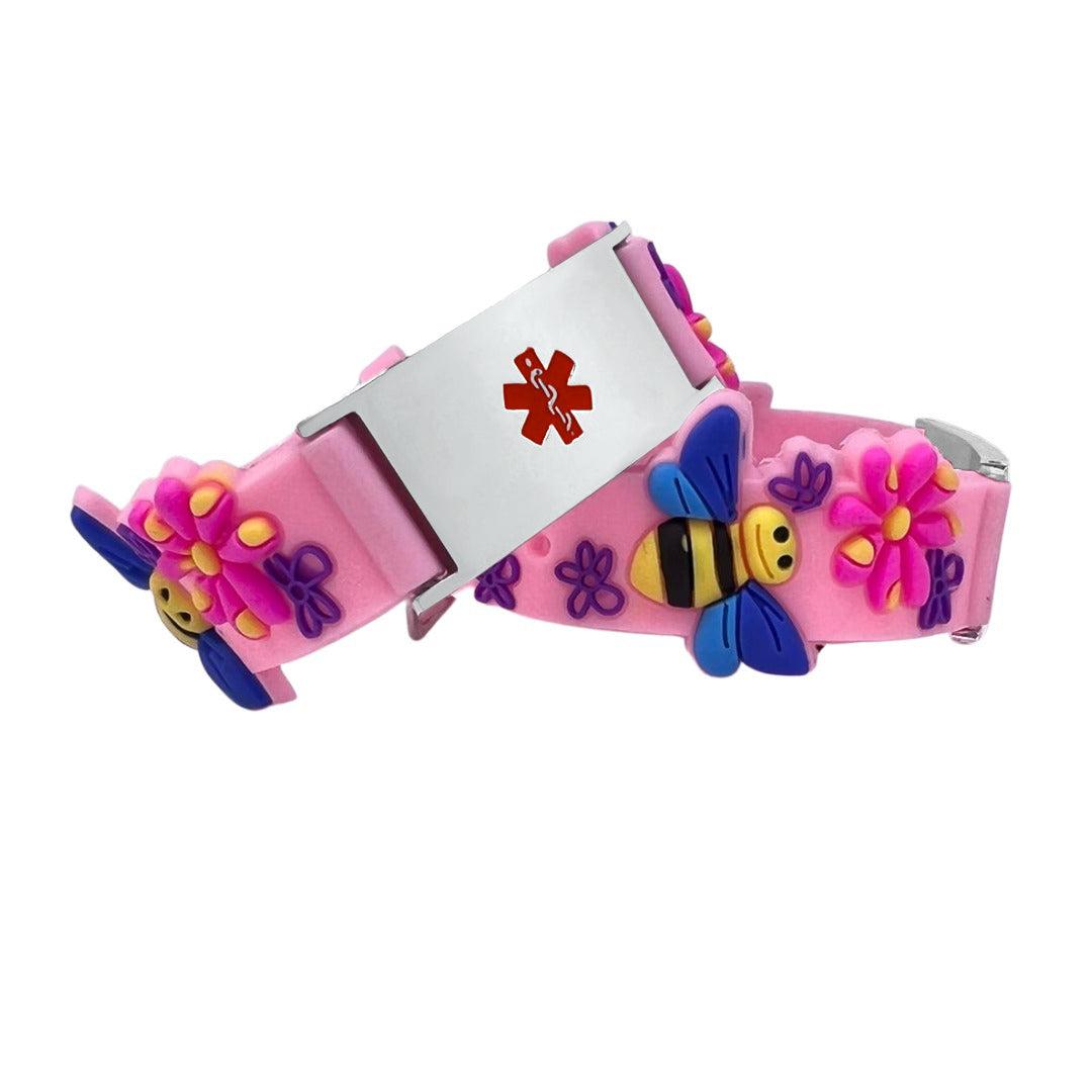 Flower Kids Medical Alert Bracelet-Kids Medical Alert Bracelet-Auswara