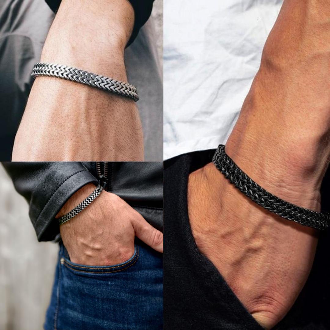 ForgeLink Custom Engravable Bracelet-Personalised Bracelet-Auswara