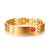 Gold Colour Stainless Steel Medical Alert ID Bracelet-Medical ID Bracelet-Auswara