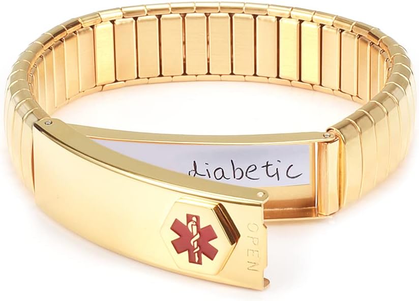 GoldVault Medical ID Bracelet-Medical ID Bracelet-Auswara