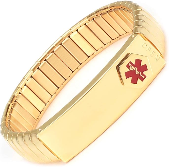 GoldVault Medical ID Bracelet-Medical ID Bracelet-Auswara