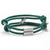 Green Personalised Engraved Magnetic Couple Bracelet Set-Couple Bracelet-Auswara