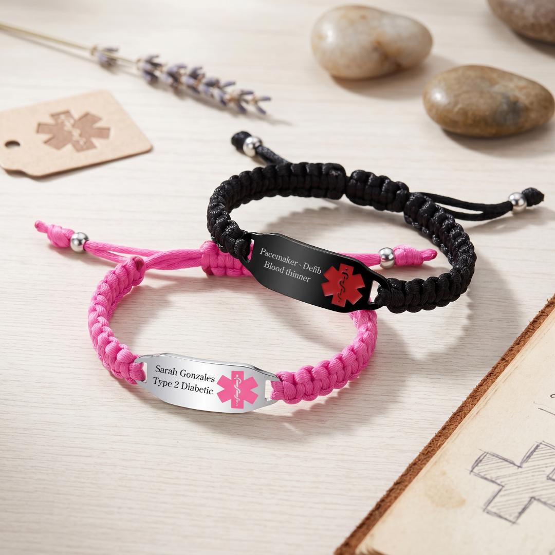 Guardian Knot Personalised Medical ID Bracelet-Medical ID Bracelet-Auswara