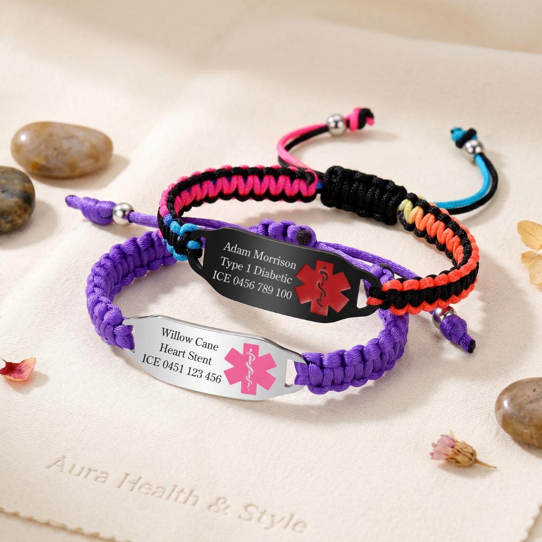 Guardian Knot Personalised Medical ID Bracelet-Medical ID Bracelet-Auswara