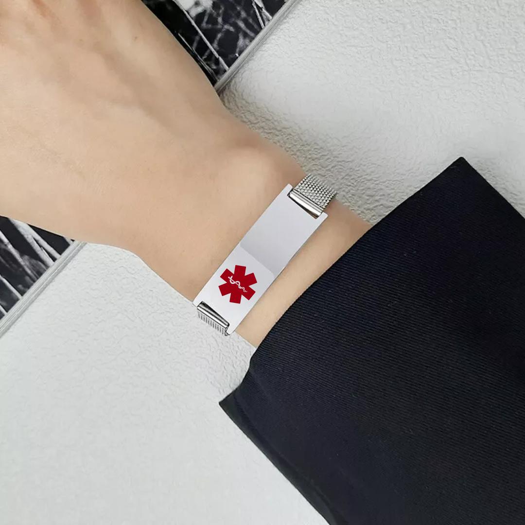 Guardian Mesh Medic Bracelet-Medical ID Bracelet-Auswara