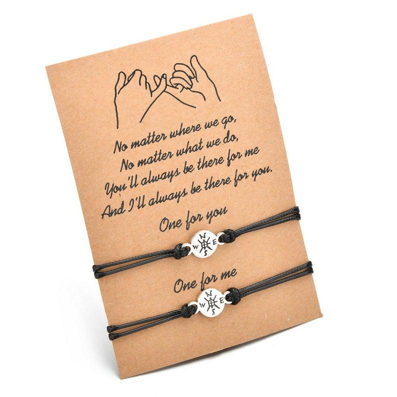 Compass Friendship Bracelet Set-Friendship Bracelets-Auswara