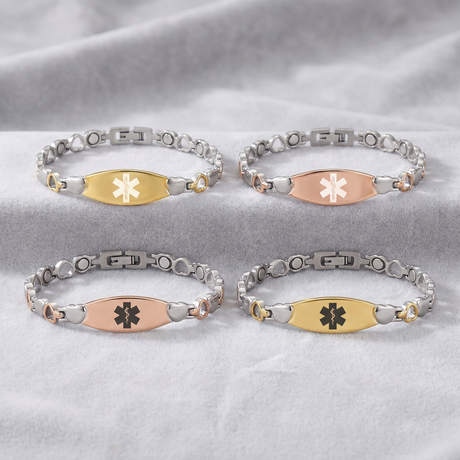 HeartSafe Luxe Medical ID Bracelet